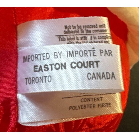 Vitg Easton Court Nylon Plush Santa Claus Doll Red & White Christmas Polyester - Picture 5 of 7